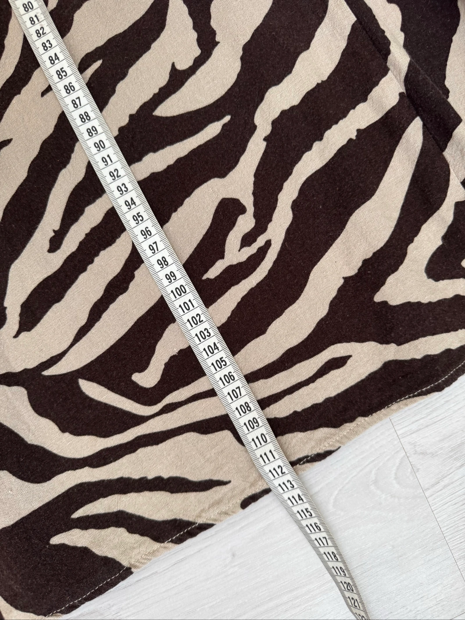 Linea Loressi zebraprint jurk maat 40 linnenmix – photo 9